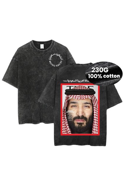 تي شيرت كبير الحجم بوزن 230 جرام، مغسول مسبقًا، بمناسبة اليوم الوطني السعودي، للرجال والنساء، 100% قطن، مطبوع، برقبة دائرية وأكمام قصيرة، تصميم فضفاض، خفيف الوزن ومسامي، قميص صيفي كاجوال.