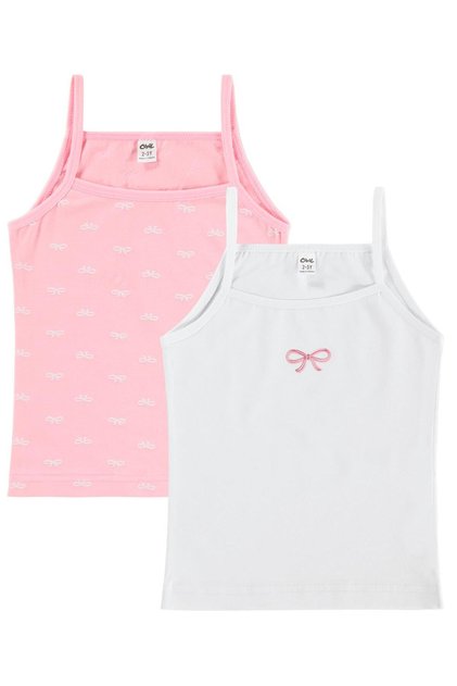 Civil Girls' Bowknot Girls' 2-Piece Undershirt | Lycra Single Jersey | School Nursery and Daily Use