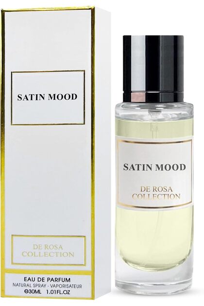 Satin Mood De Rosa Collection 1.01 OZ | Long Lasting Arabic Perfume | Eau de Parfum | Timeless and Captivating Fragrance for Men and Women