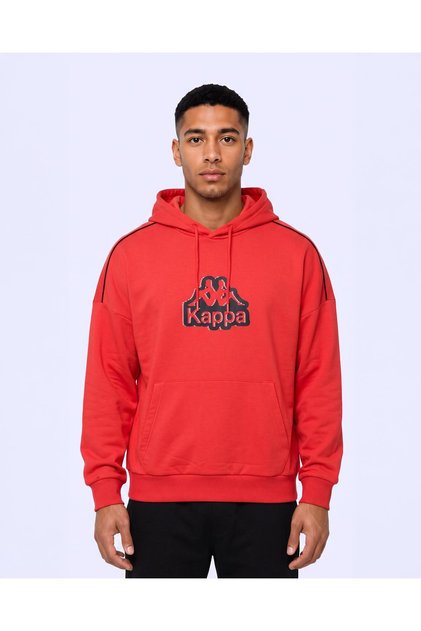 Logo İrente Tur Erkek Koyu Turuncu Regular Hoodie