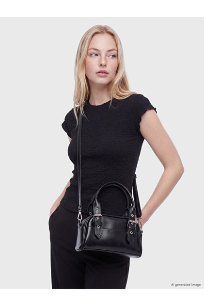 Quality Parts Leather Look Women's Shoulder Bag from Çelebi Store