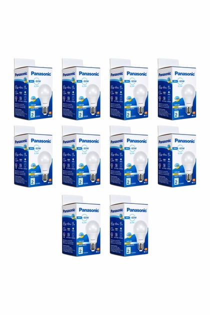 10’lu LED Ampul 8,5W 806 Lümen E27 2700K Sarı Işık 60W Eşdeğer