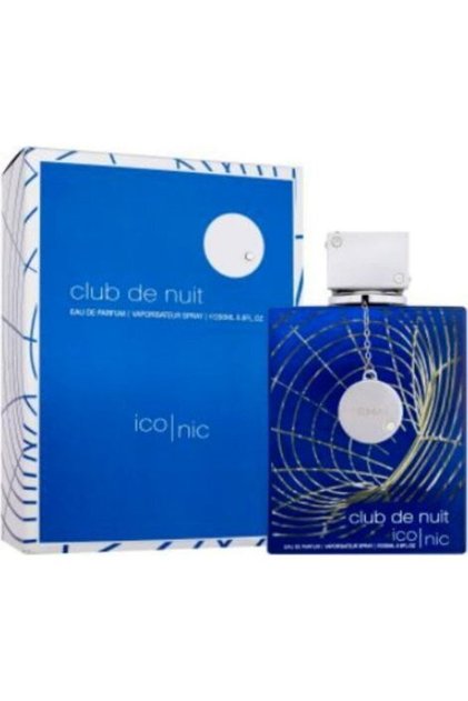 Club de Nuit Blue Iconic - Eau de Parfum (EDP), 200 ml - Οσφρατική κατηγορία: Ξυλώδες-αρωματικό φρέσκο - Νότες κορυφής: Γκρέιπφρουτ, Λεμόνι, Μέντα, Ροζ πιπέρι, Κόλιανδρος - Νότες πυρήνα: Τζίντζερ