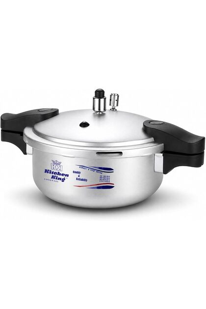 kk Blaze Pressure Cooker, Safe, Durable Anodized Aluminium, Satin Finish, Pressure Control, Extra Safety, Indication Pin, Easy Opening, Controlled GRS, Heat Resistant Handle (3 Liters)