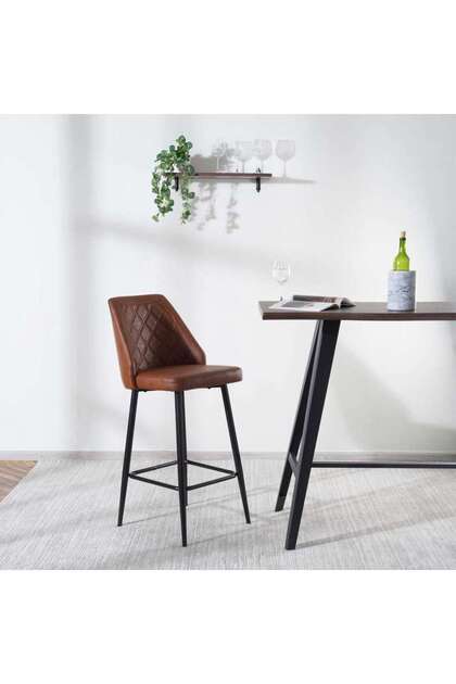 Grover Bar Chair - Brown Black