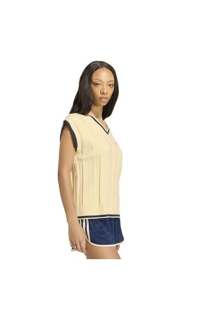 KR7062-K Vest Kadın T-Shirt Sarı