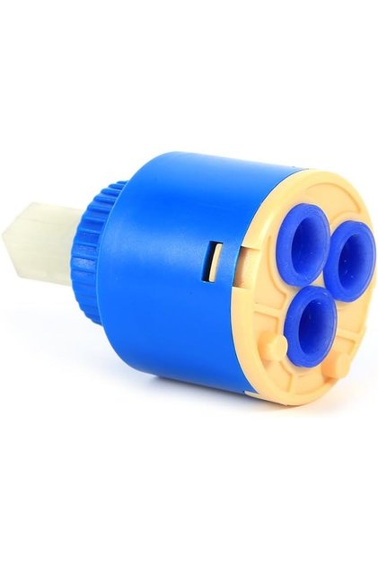Ceramic Disc Cartridge, Practical 35/40mm PP Plastic Ceramic Cartridge Water Mixer Tap Inner Control