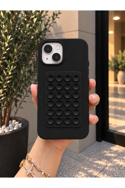 İPhone 13/14/15 Uyumlu Vantuzlu Silikon telefon Kılıfı
