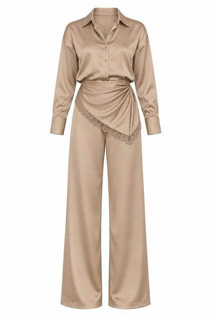 Camel Satin 3-Piece Set with Bell Accessories - 30421