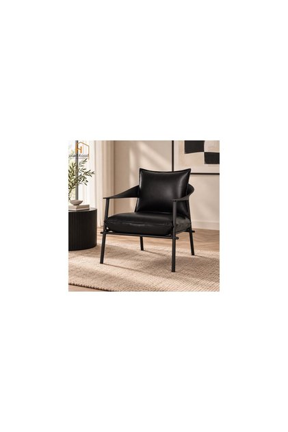Single fixed chair - Black