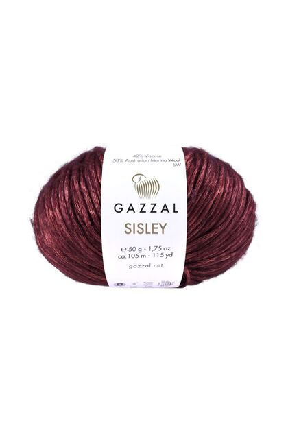Sisley %58 Merino Yün %42 Viskon – 50 g 105 m Parlak Örgü İpi -1 ADET -5727