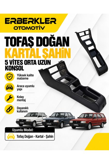 Tofaş Doğan Kartal Şahin 5 Vites Orta Uzun Konsol