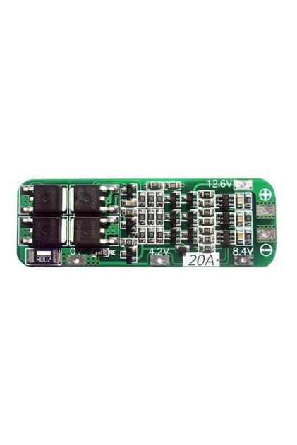 3S 20A BMS 18650 Lityum Batarya Şarj Koruma Devre - 12.6V