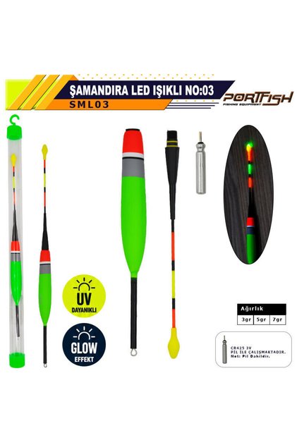 Portfish Şamandıra Led Işıklı No:03 5Gr