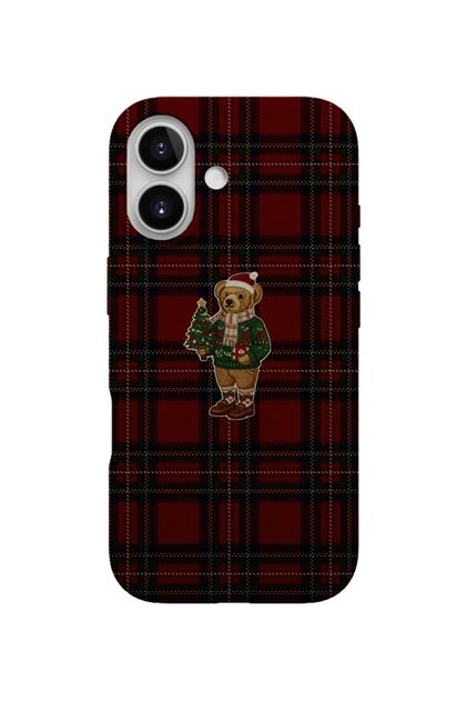 iPhone 16 Uyumlu Desenli Silikon Lansman Telefon Kılıfı _K079BORDO.png