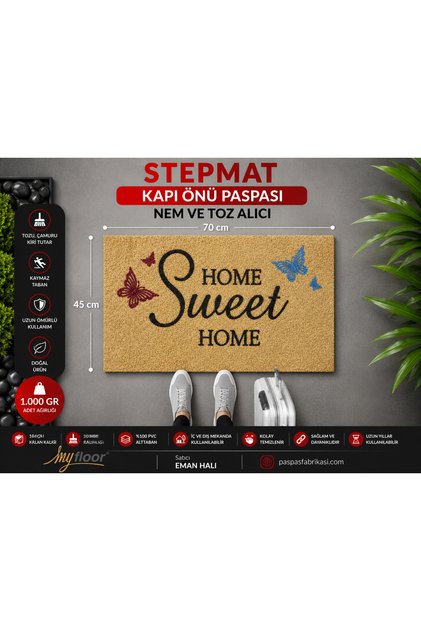 Stepmat Moisture and Dust Absorbing Velür Coco Door Mat