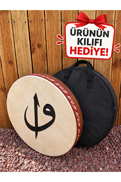 40 cm EL işçiliğiyle çizilmiş özel motif Gercek deri bendir