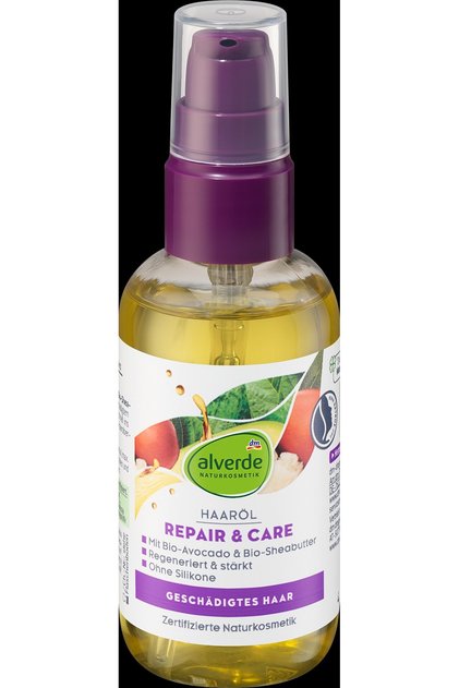 Alverde NATURKOSMETIK ulei pentru repararea părului, 75 ml