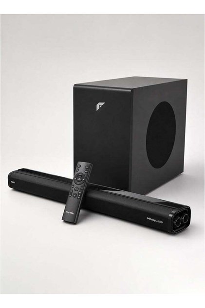 T2000 2.1 CH Home Theater Soundbar Speakers - Wireless Subwoofer 160W Powerful Audio Output - Dolby Audio Digital Plus, Deep and Thrilling Bass, Digital Embedded - Supporting Bluetooth 5.0, HDM