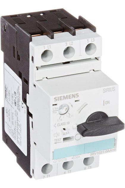3RV1021-1AA10 1,1-1,6A S0 Boy Motor Koruma Şalteri