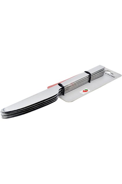 BASIC 6PC TABLE KNIFE - Set of 6 Stainless Steel Knives for Dining