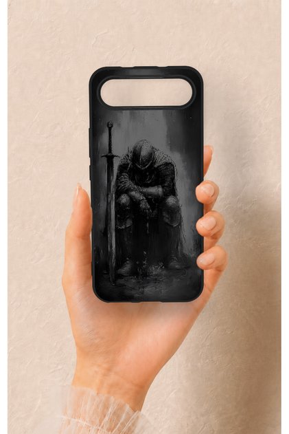 Tecno Spark Slim Compatible Tired Knight Patterned Silicone Case