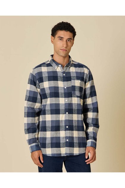 Men Assorted Checkered Flannel Shirt