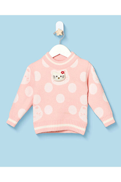 Infant Girls Pink Printed Pullover