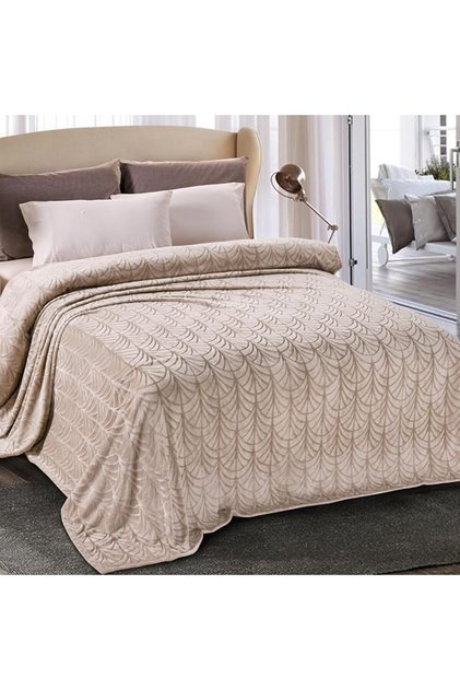 Flannel Fleece Queen Size Blanket for Bed, 230x230 CM
