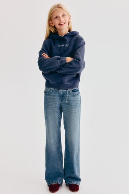 Baggy Fit Bootcut Leg Jeans