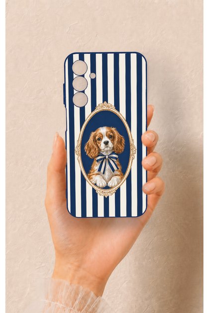 Samsung A25 Compatible Cute Dog Pattern Silicone Case