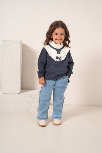 Baby Girl & Kids Knitwear Pants 2-Piece Set