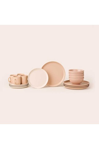 Kitchen Basic Collection 16 Parça Yemek Takımı - Krem