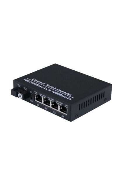 Media Convertor Gigabit Cu 4 Port RJ45 Tip A