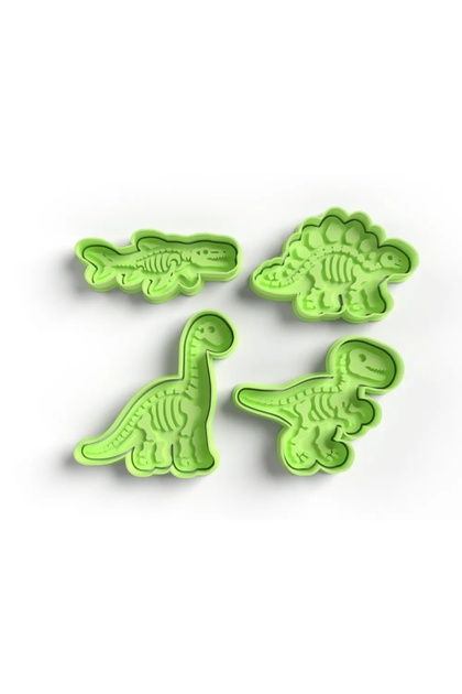 4-Piece Cookie Mold Set - Dinosaur (6-7cm)