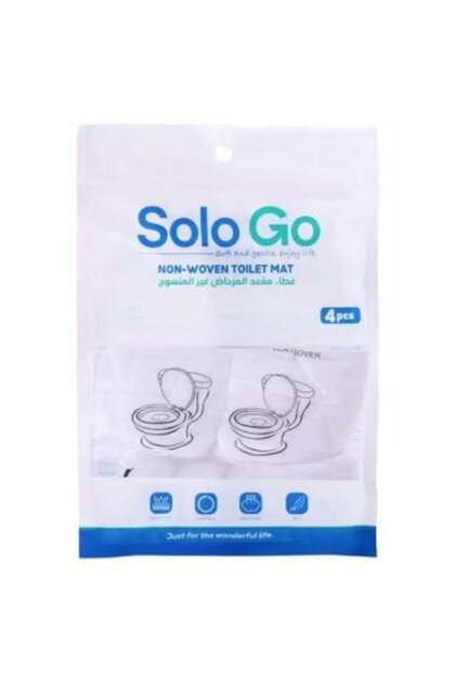 Solo Go Disposable Toilet Seat Cover - 4 Count