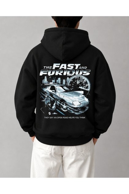 Men's Hooded Sweatshirt for Youth and Adults – 3 Thread Raster Winter Printed Hoodie
