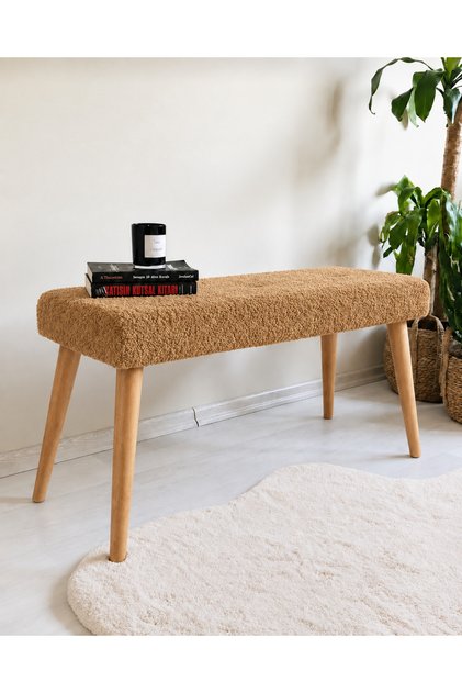 Ahşap ayaklı Bench