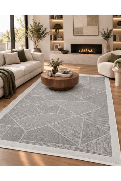 Plus Renk Sisal Halı Kolay Temizlenebilir Halı Kaymaz Sisal Halı Özel Ölçü Sisal Salon Halısı Yolluk
