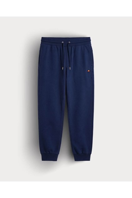 Cotton Navy Blue Men's Sweatpants 5Wm4583