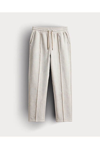 Cotton Beige Men's Trousers 6Wm4027