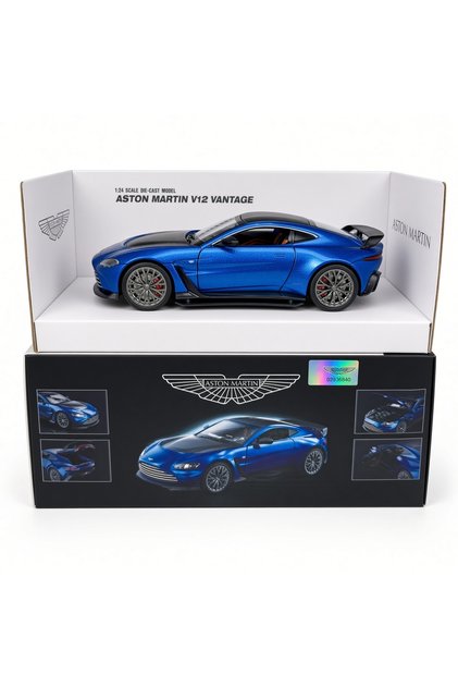 1:24 Ölçek Aston Martin V12 Vantage Metal Diecast Model Araba Lisanslı