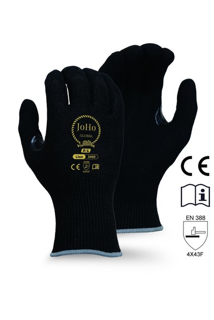 Lion 3400 F Cut-Resistant Full Coated Nitrile Installation Gloves