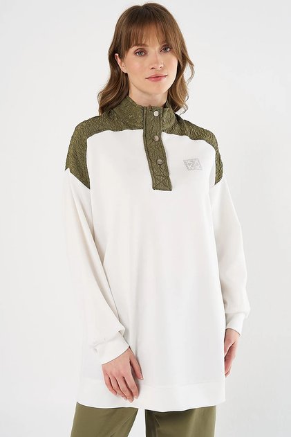 Gofre Garnili Scuba Sweatshirt Ekru
