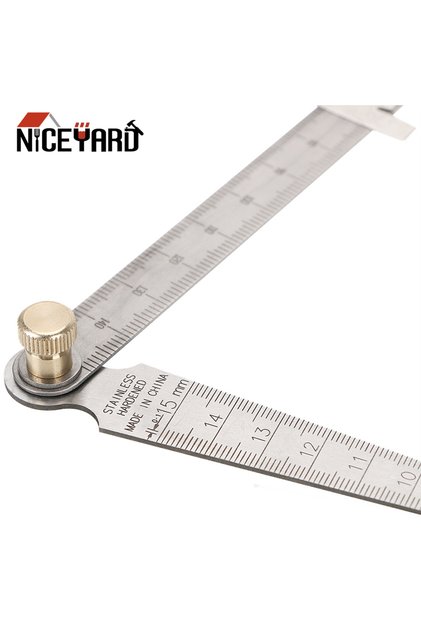 NICEYARD Measuring Tool 1-150mm Feeler Gauges Bore Measurement Stainless Steel Wedge Taper Ruler