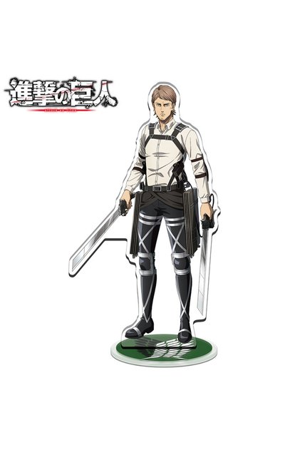 Bandai Attack on Titan 02 Attack on Titan Anime Acrylic Figure Stand Eren Rivaille Mikasa Model Desk