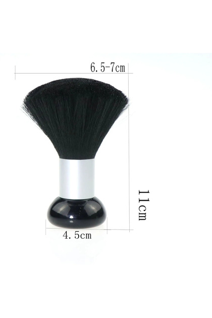 BLANCO Marseilis-cepillo suave para quitar el polvo del cuello, cepillo suave para cortar el pelo, l
