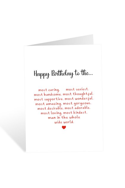 20.8x13.7x0.2cm Birthday Card 1pcs Happy Birthday Card for Husband Boy Or Men ,Funny Birthday Greeti