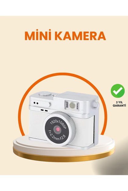 Compact Mini Camera Retro Design 128Gb Memory 1080P Video