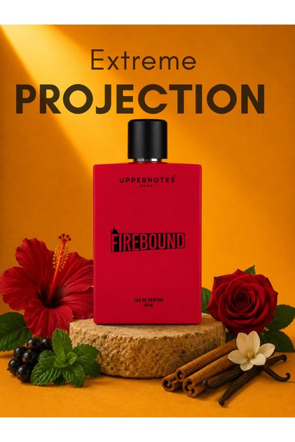 FireBound EDP Unisex Perfume 100ml | Hibiscus Damask Rose Cinnamon Vanilla Leather | Intense Sensual Long Lasting Night Fragrance UAE
